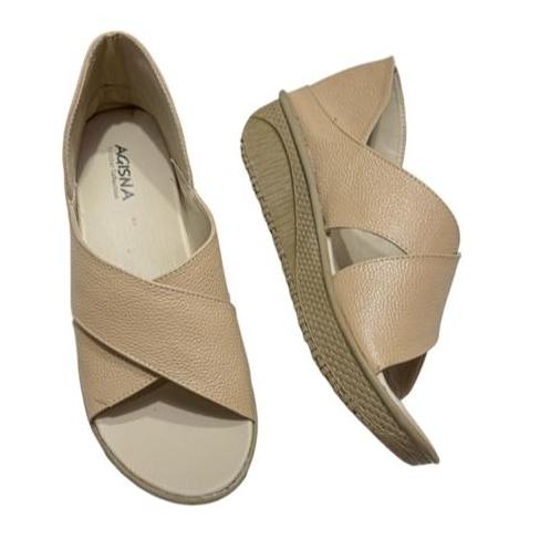 Gambar sepatu sandal kulit sapi asli untuk wanita wedges - Putih, 39 dari Nuabilether5 undefined Tokopedia