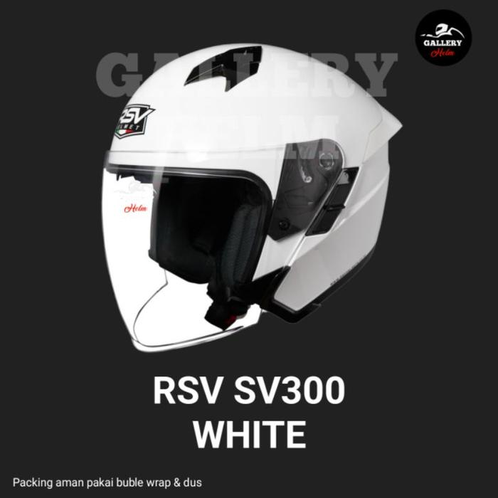 Gambar HELM RSV SV300 MODERN GREY DOUBLE VISOR | HELM HALF FACE | HELM - Putih, M dari Galleryhelm undefined Tokopedia