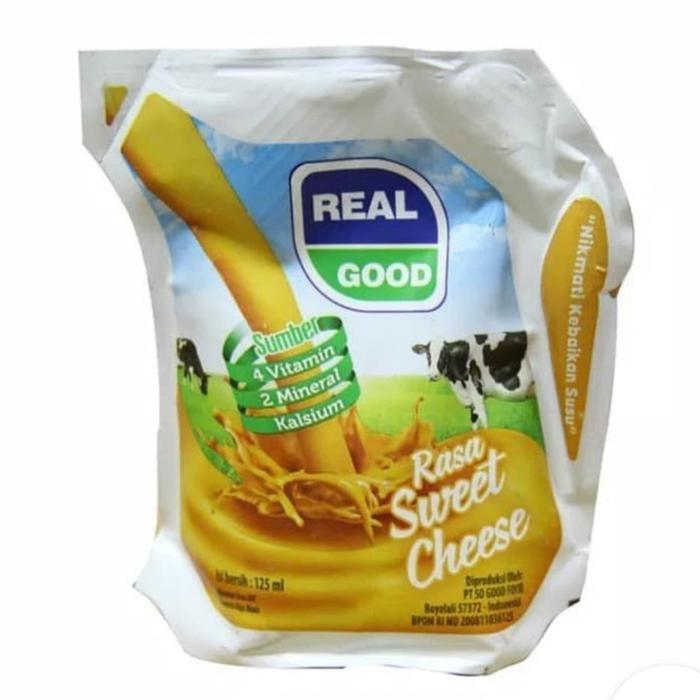 Gambar SUSU KEJU MANIS UHT REAL GOOD SWEET CHEESE 125ML KEMASAN EAA TEKO - SWEET CHEESE dari LATTEBLESS undefined Tokopedia