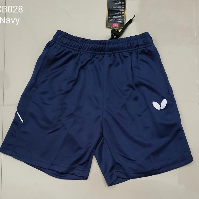 Gambar CB028 NAVY CELANA TENIS MEJA BUTTERFLY IMPORT CELANA PINGPONG - Navy, L dari DalleStore undefined Tokopedia