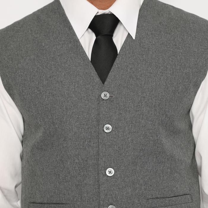 Gambar Wayne Carter Rompi Vest Abu Wooltouch Slimfit - Abu-abu, S dari Jas House Official undefined Tokopedia