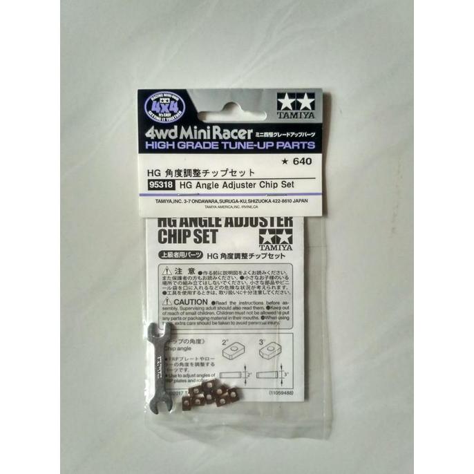 TAMIYA 95318 - HG ANGLE ADJUSTER CHIP SET | Indo4ward