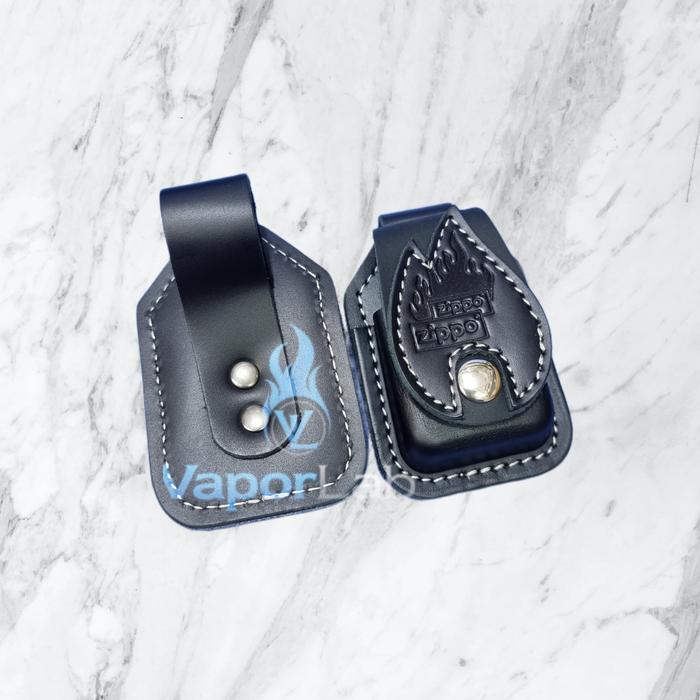Gambar sarung dompet gesper tempat simpan korek api model zipo kulit asli - 2211 API HITAM dari vstore official undefined Tokopedia