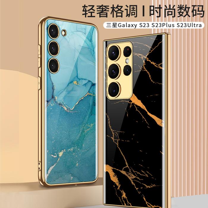 Jual Samsung S23 Ultra Plating gkk original back cover premium