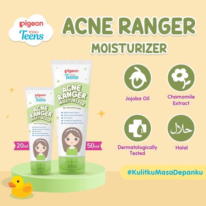 Gambar Pigeon Teens Acne Ranger Moisturizer Pelembab Wajah Berjerawat - Acne 20 Gr dari Jwl Skin Shop undefined Tokopedia