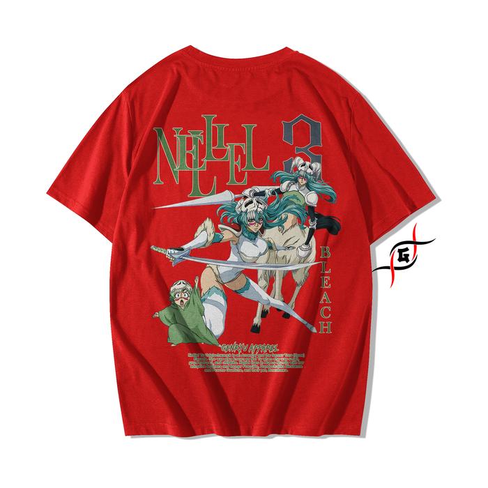 Gambar NELLIEL TU ODELSCHWANCK ANIME BLEACH BAJU KAOS / T-SHIRT - Merah, M dari GenryuApparel undefined Tokopedia