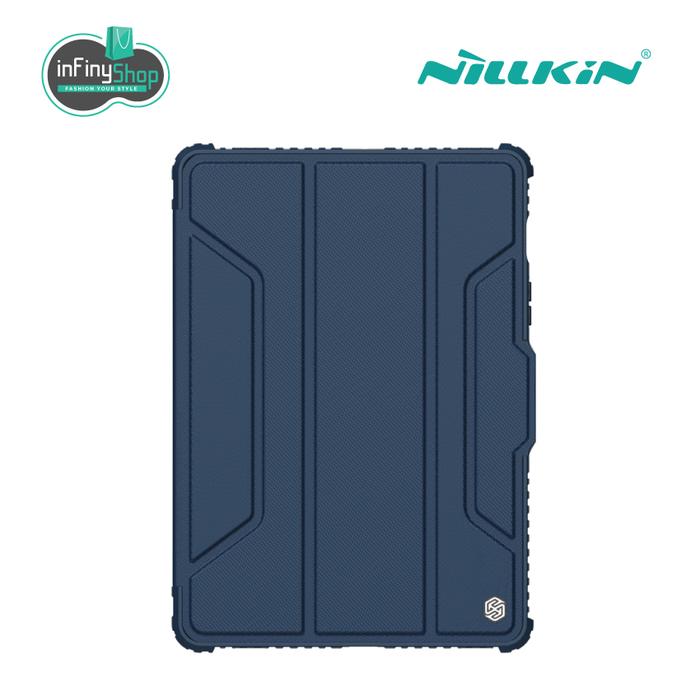Gambar SAMSUNG GALAXY TAB S8/TAB S8 5G-NILLKIN BUMPER PRO LEATHER COVER - Blue dari Infinyshopid undefined Tokopedia