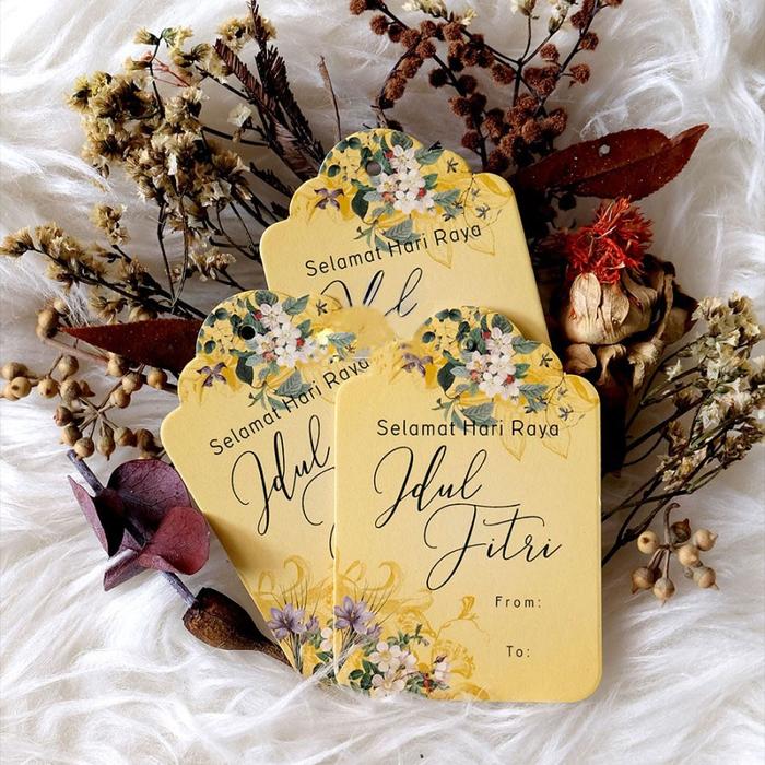 Jual Hang Tag Lebaran Idul Fitri Kartu Ucapan Lebaran Tag Ucapan