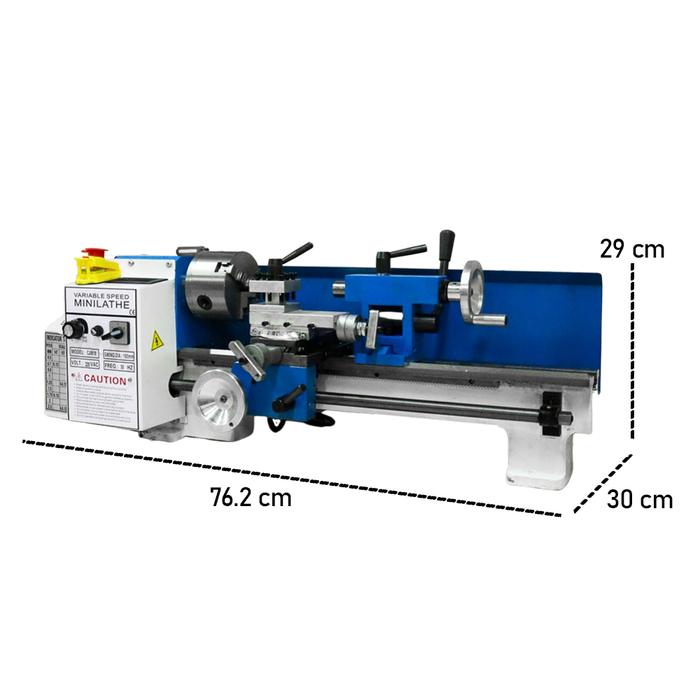 Gambar mesin bubut mini / mini lathe / Lathe Beads Machine - Biru dari Jasa Motion Graphic undefined Tokopedia