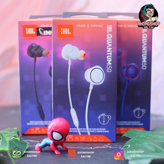 Jual jbl quantum 50 earphone Kota Balikpapan Ahonggamingtechid