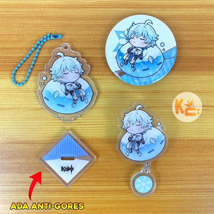 Gambar 2022 Lawson x Genshin Impact HuTao Yoimiya Standing Acrylic Gantungan - Chongyun Mini dari Kawaii Universe undefined Tokopedia