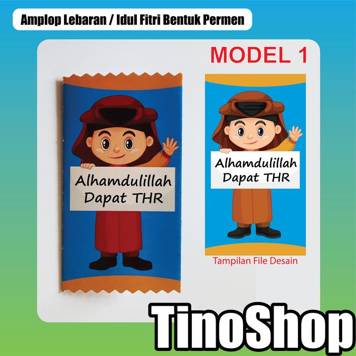 Gambar Angpao Lebaran Permen - Amplop Idul Fitri - Bisa Custom - uk.5 x 9 cm - Model 1 dari Tino-Shop undefined Tokopedia