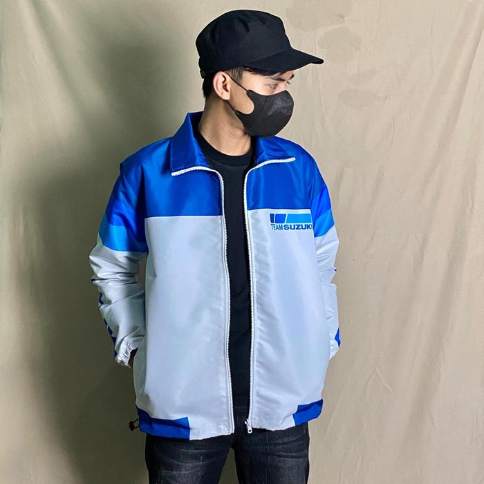 Gambar JAKET VINTAGE 90S TEAM SUZUKI V1 - S dari Rideline X Push85 undefined Tokopedia