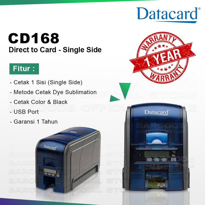 Gambar ID Card Printer Kartu Datacard CD168 | CD 168 Pengganti SD160 | SD 160 - Datacard CD168 dari Barcode Store Solutions undefined Tokopedia