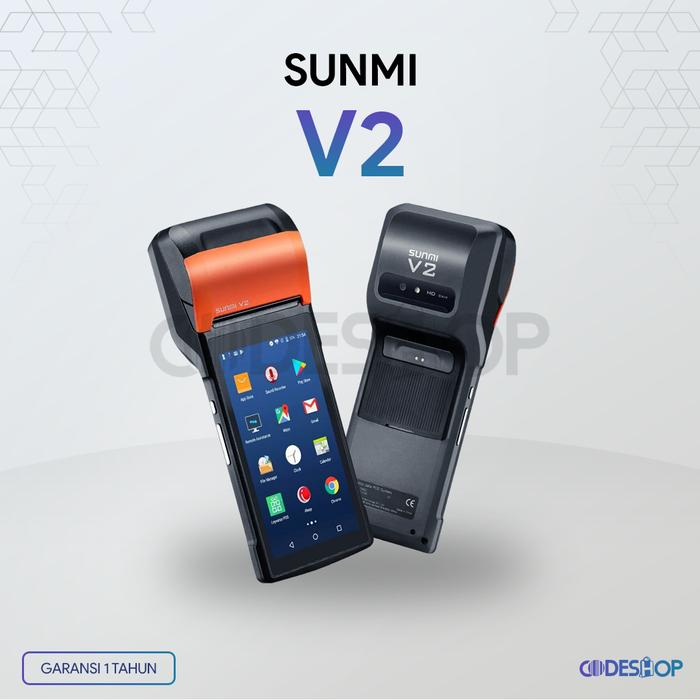 Gambar Mini Mesin Kasir Android POS Harvard 01 - SUNMI-V2 dari Codeshop Indonesia undefined Tokopedia