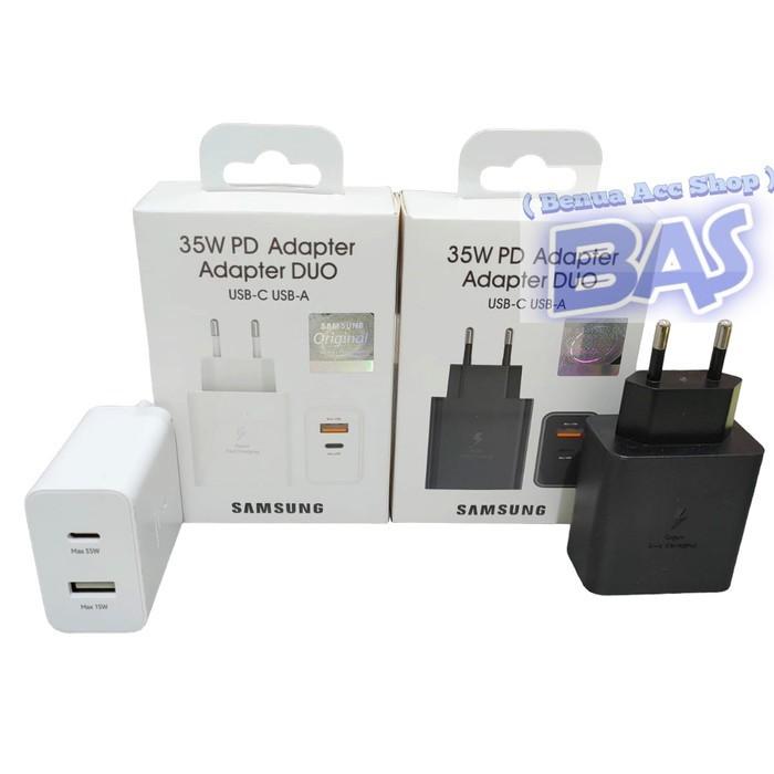 Gambar Adapter Samsung Z Fold 4 | Z Flip 4 Super Fast Charging 35W USB C - kepala 35W dari Benua Acc Shop undefined Tokopedia