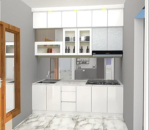 Jual Kitchen Set minimalis modern PVC Board Down payment - Kota ...