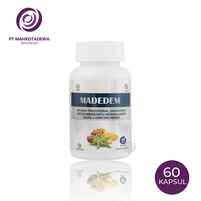 Gambar Kapsul Madedem Herbal Obat Jamu Diabetes Gula Darah Kencing Manis - 60 kapsul dari Griya Sehat Mahkotadewa Pusat undefined Tokopedia