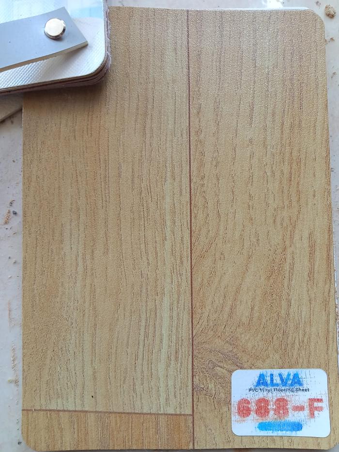 Gambar KARPET LANTAI VINYL ROLL tebal 1.2mm Vinyl Korea - 688-F, M2 dari Rumah Decking undefined Tokopedia