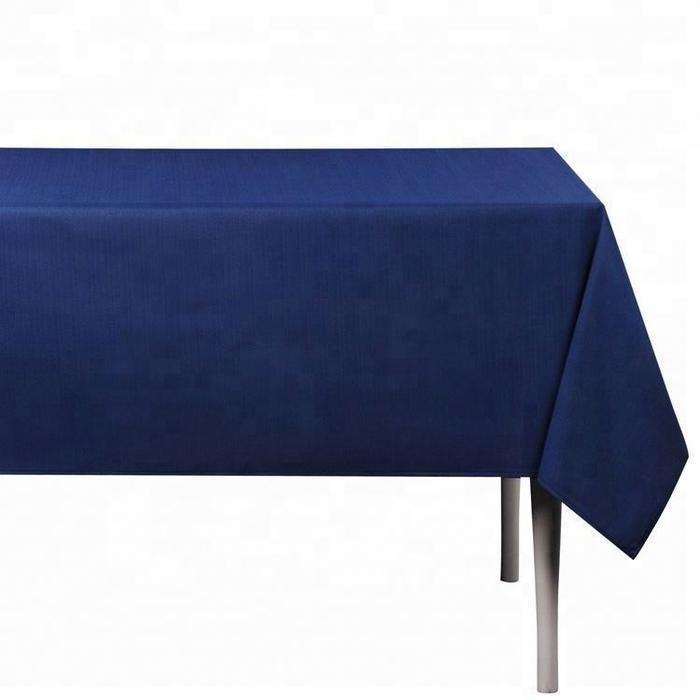 Gambar taplak meja/table cloth berbagai warna bahan full cotton/damask - Biru dari Endemicastore undefined Tokopedia