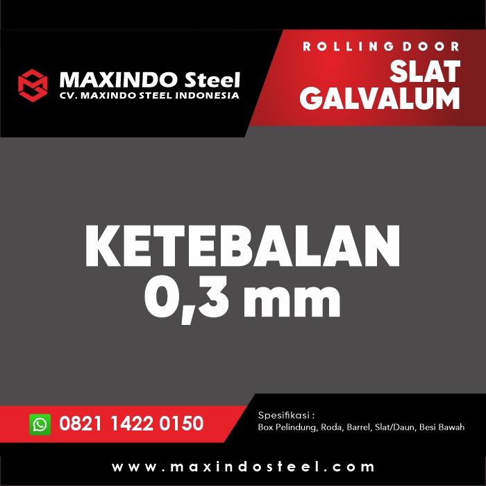 Gambar Pintu Rolling Door Galvalum - 0,3 dari Maxindo Steel Store undefined Tokopedia