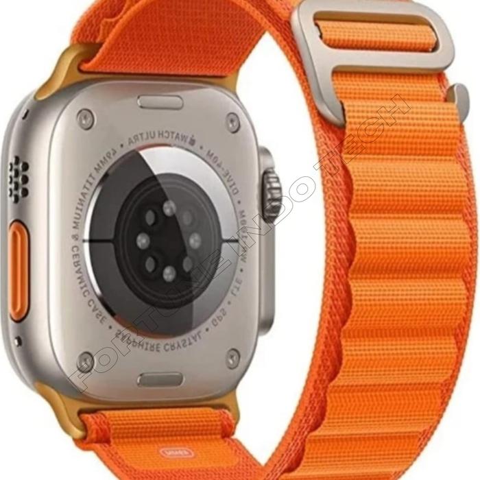 Gambar STRAP APPLE WATCH ULTRA 49mm ALPINE LOOP TALI JAM IWATCH 8 7 6 5 4 3 - Orange, Size 41/40/38mm dari Fortune Indo Tech undefined Tokopedia