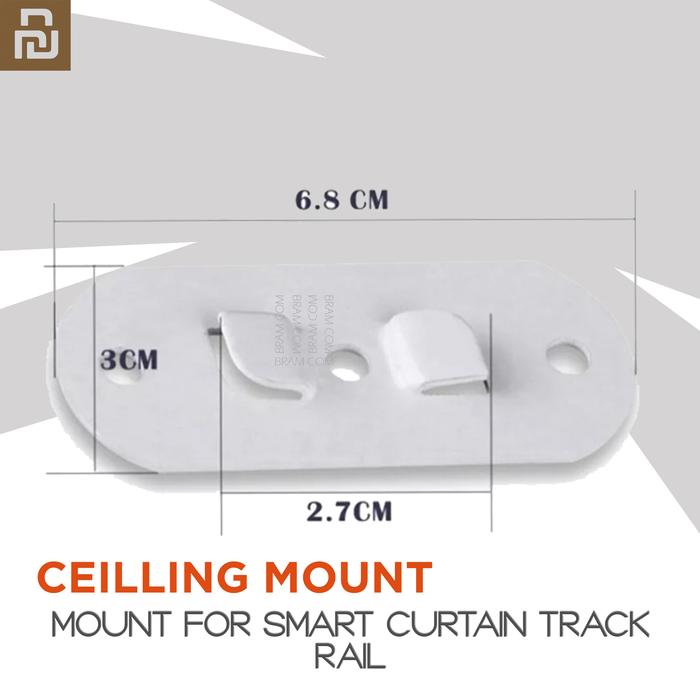 Gambar Curtain Rail Acc (gorden aksesoris) - Ceilling Mount Box10pcs - 1 PIECE dari Bram Com undefined Tokopedia