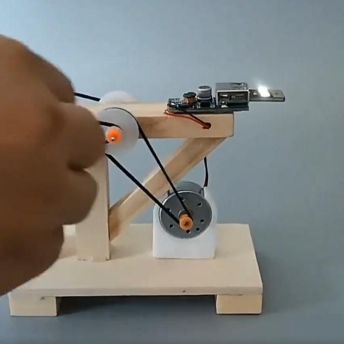 Jual Experiment Stem Diy Rakit Generator/hand Generator/peraga Fisika ...