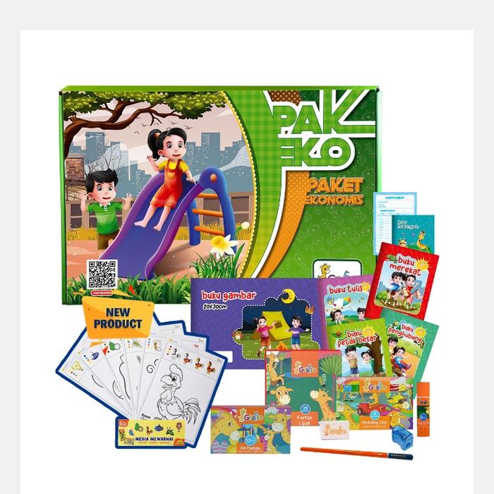Gambar paket alat tulis anak TK PAUD RA ekonomis dari TB. HIJRAH undefined Tokopedia