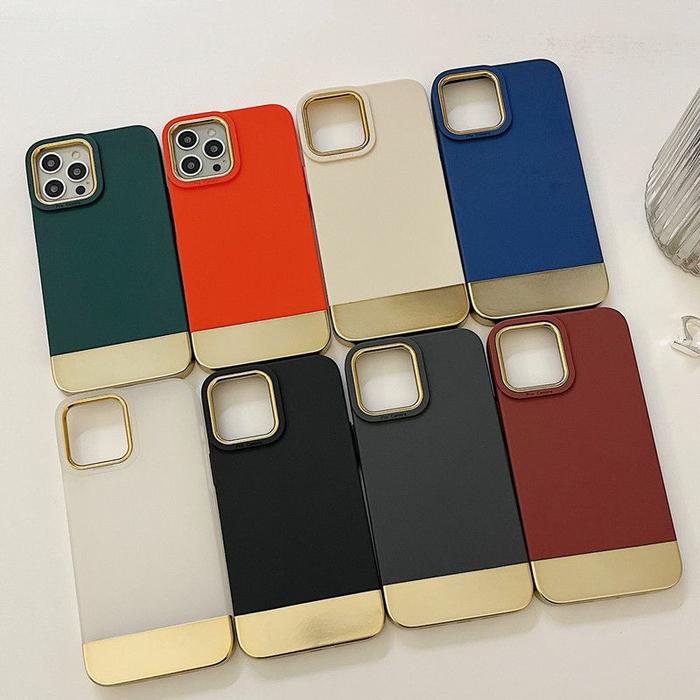 Gold Matte case for iphone plus x xs xr max 11 12 pro Maroon, Iphone  7/ - Main Image