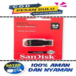 Gambar Flashdisk SanDisk 64GB ORIGINAL - BLADE (2.0) dari ZENO ACC undefined Tokopedia