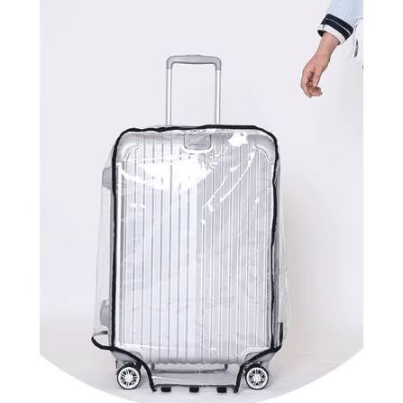 Gambar Cover Koper mika Transparan Anti air 20/24/28 inch - cover Koper, 18 inch dari rizalbag undefined Tokopedia