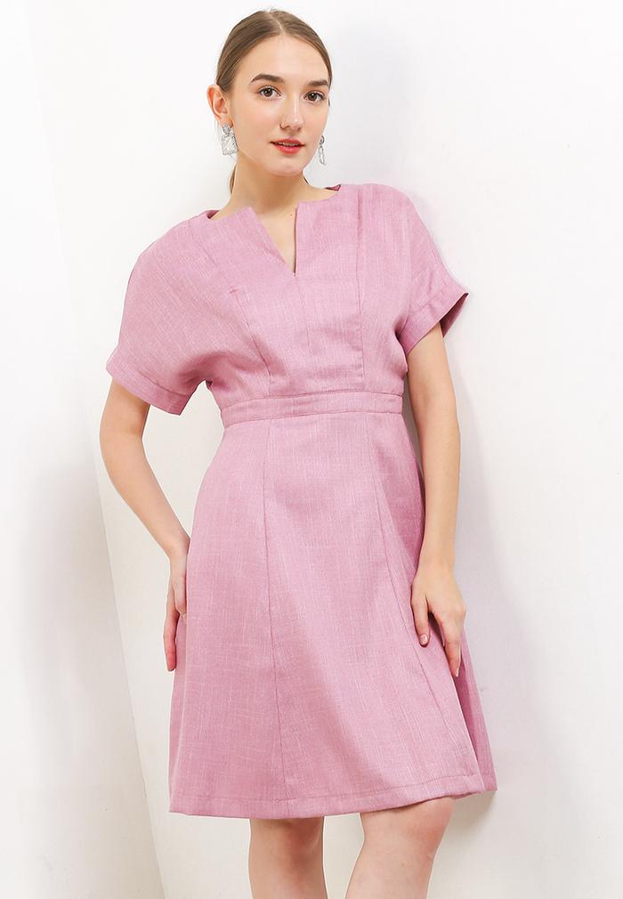 Gambar LLACES Clothing - Dress Wanita - 2-Piece Dress - Pink - S dari LLACES Clothing undefined Tokopedia