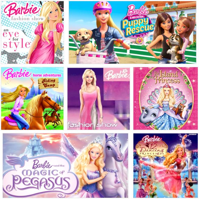 Cartoon Barbie Movies List Order Movies Ranked Every Barbie