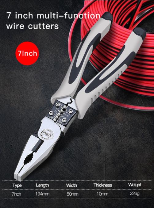 Gambar AIRAJ Multipurpose Wire Cutters Tang Pemotong Kabel Multifungsi 9 inch - 7 Inch (2622) dari Cavalese undefined Tokopedia