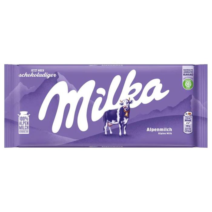 Gambar Coklat Milka Bar Original 82-100gr Varian Lengkap (Pre-Order Jerman) - Alpine Milk dari Kauf Sneakers ID undefined Tokopedia