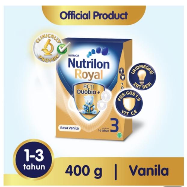 Gambar Nutrilon Royal 3 Acti Duobio+ Vanila 400 gr dari Ebony Olshop undefined Tokopedia