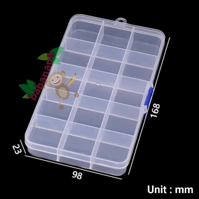 Gambar Kotak penyimpanan baut box sparepart set box perkakas screw storage - 15 Grid dari babanana store undefined Tokopedia