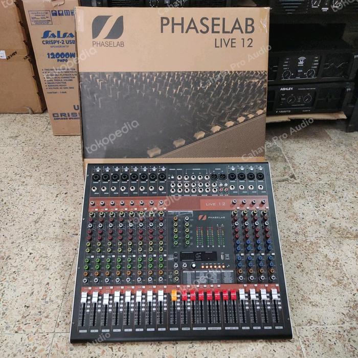 Gambar Mixer Phaselab Live 12 (12 Channel) dari Cahaya Pro Audio undefined Tokopedia