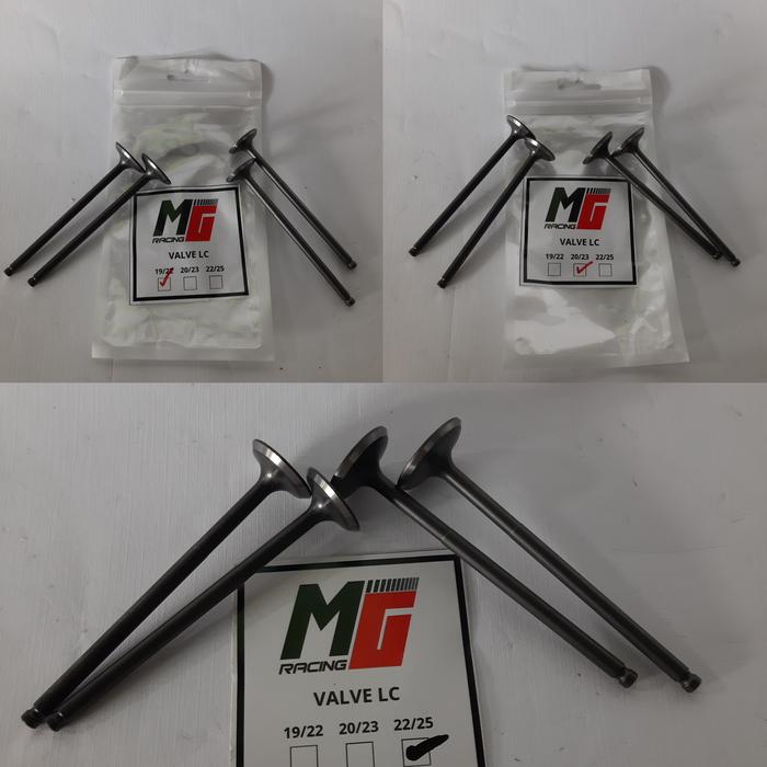 Gambar klep mx king 19/22 20/23 22/25 mg racing - 20/23 dari mg racing part undefined Tokopedia