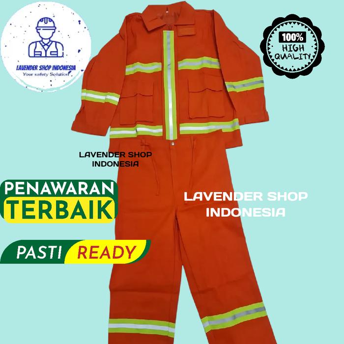 Gambar Baju Pemadam Kebakaran / baju pemadam tahan api - Orange, XXL dari Lavender Shop Indonesia undefined Tokopedia