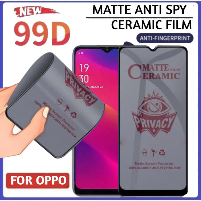 Gambar Oppo A5 A9 2020 A15 A15S A16 Tempered Glass Anti Spy Privacy - ANTI SPY, OPPO A5 2020 dari jhons.store undefined Tokopedia