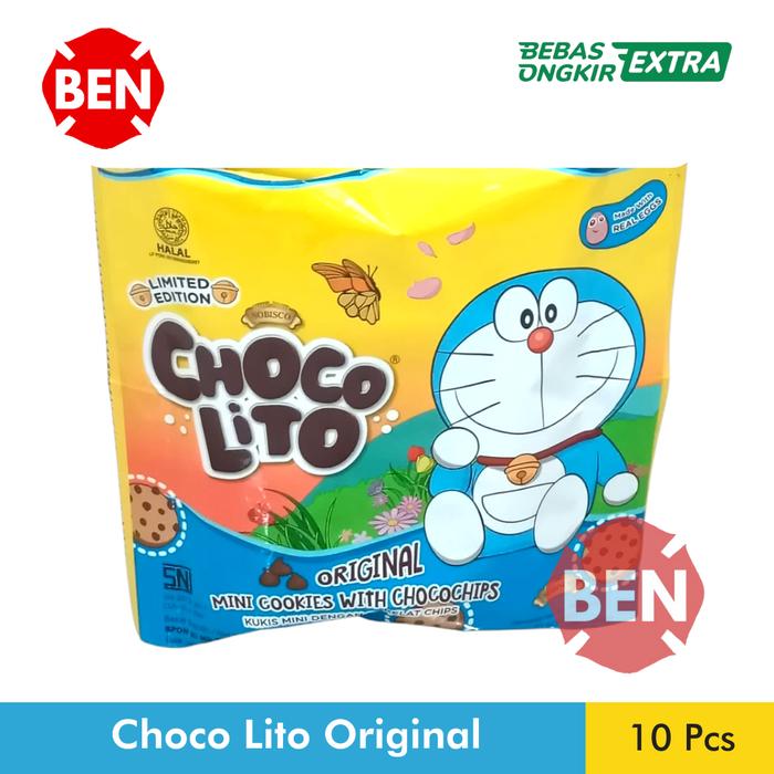 Gambar Choco Lito Original / Rich Choco 1 Pak 10 Pcs Mini Cookies Chocolito - ORIGINAL dari Ben Motoshop undefined Tokopedia