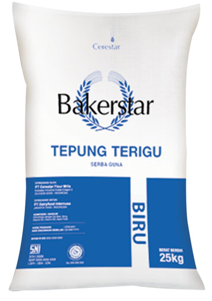 Gambar Bakerstar Biru Tepung Terigu Protein Sedang All Purpose Wheat Flour - 1KG dari Trinity Kitchen undefined Tokopedia