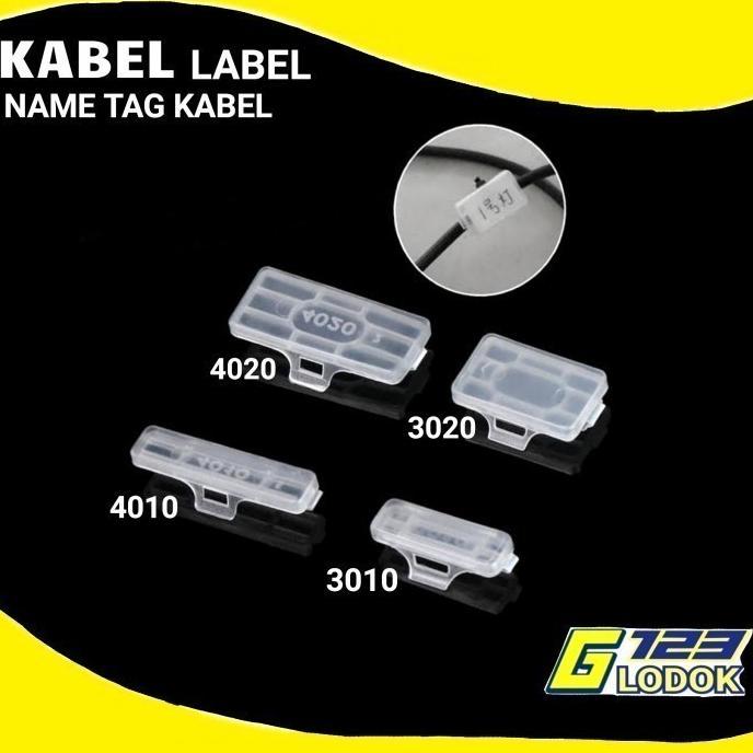 Gambar Cable Label Name Tag Indentification ID Labeler Penamaan Kabel Wire - 3010, Packing Bubble dari gofengstore undefined Tokopedia