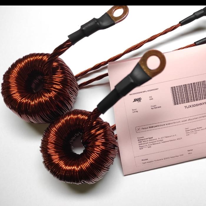 Trafo Induktor For Inverter 12V 24V 48V Low Frekunsi EGS02 Rated Max 150A 200A 400A 500A 1000W 2000W 5000W 10.000W Power - 210A