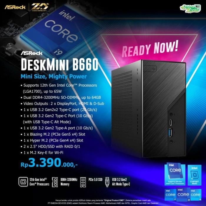 Deskmeet B660 / i7 13700 / RAM 128G（Gaming Desktop Setup: Core i7 
