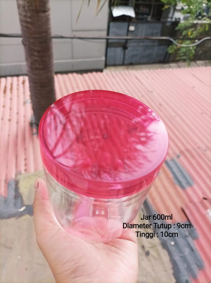 Gambar TOPLES TABUNG PREMIUM/TUTUP CLEAR UNGU (VIOLET) - 600ML dari DevanDom undefined Tokopedia