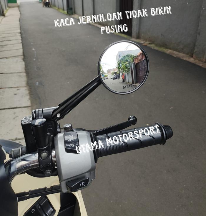 Gambar Spion Bulat Classic Model Classical Original BLACK DIAMOND Cembung - MHR Racing dari Utama Motorsport undefined Tokopedia