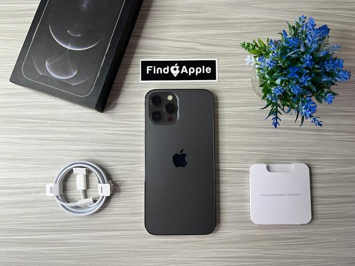 Gambar iPhone 12 Pro Max 128 GB Second Original - Graphit, All Operator dari Findapple Official undefined Tokopedia